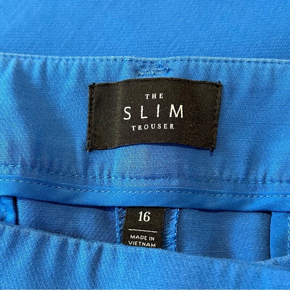 WHBM Comfort Stretch Slim Trouser Pants ~ Size 16 Regular ~ Skyline ~ Pockets - Picture 5 of 6